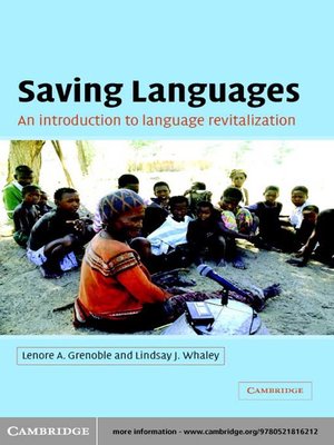 cover image of Saving Languages